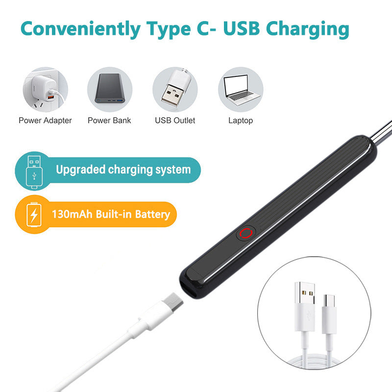 Smart Ear Cleaner with LED Camera for Clear Vision