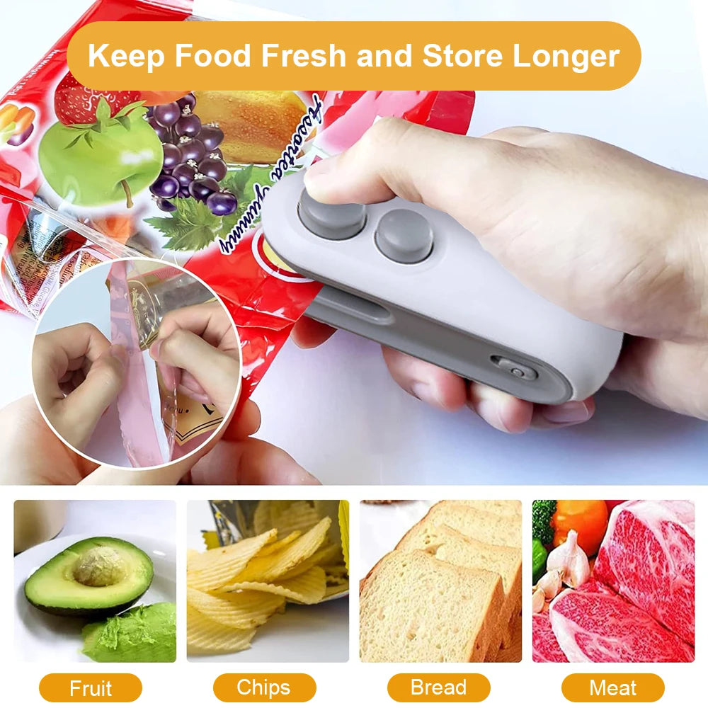 Mini Heat Sealer – Lock in Freshness Instantly