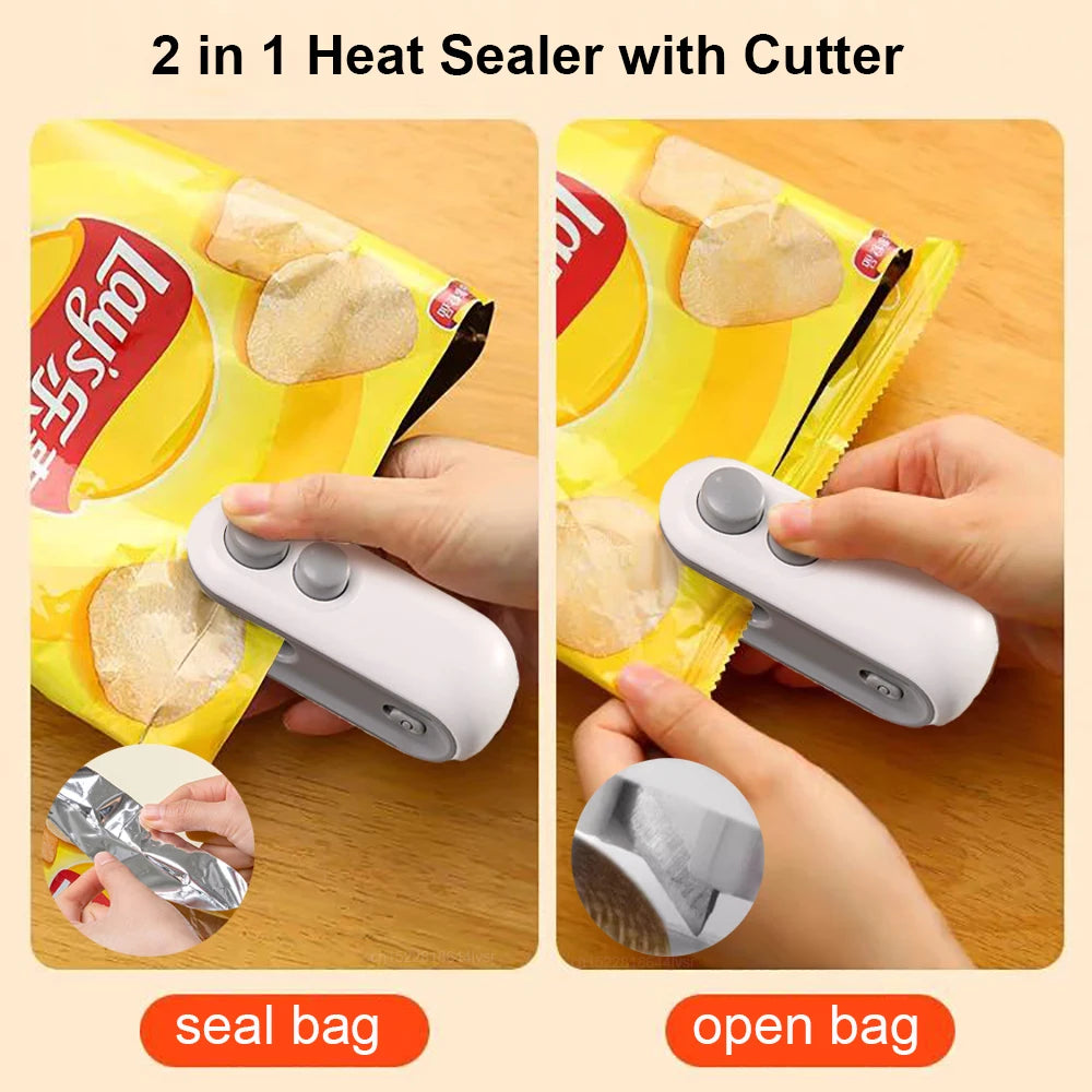Mini Heat Sealer – Lock in Freshness Instantly