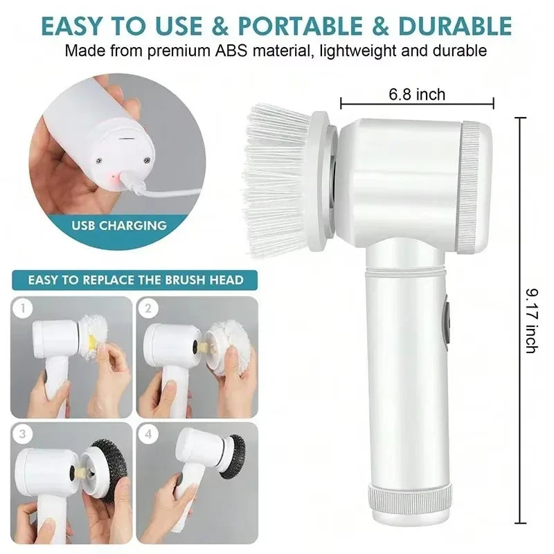 Spin Your Way to Sparkling Clean – 5 Brush Heads