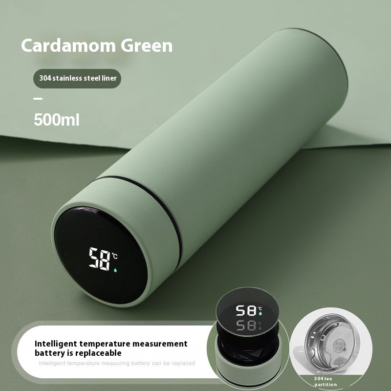 Stainless bottle with built-in Temperature Display