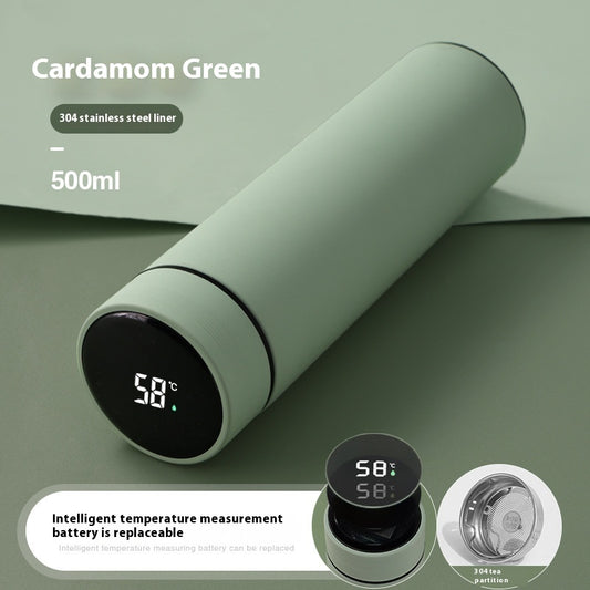 Stainless bottle with built-in Temperature Display