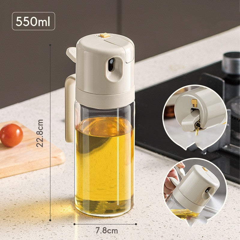 2-in-1 Oil Sprayer & Dispenser – Perfect for Cooking